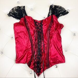 Red corset size large